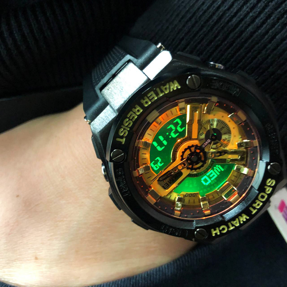 Рыбацкие часы SKMEI 2101BKGD, Практичные спортивные мужские часы Удобные для занятий спортом YG-83 Львов - изображение 6