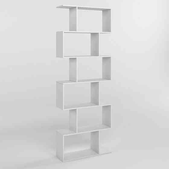 Стелаж-змейка М-ЗОН Джеко 700 Нимфея Альба (белый) (MZN-031010) Львов