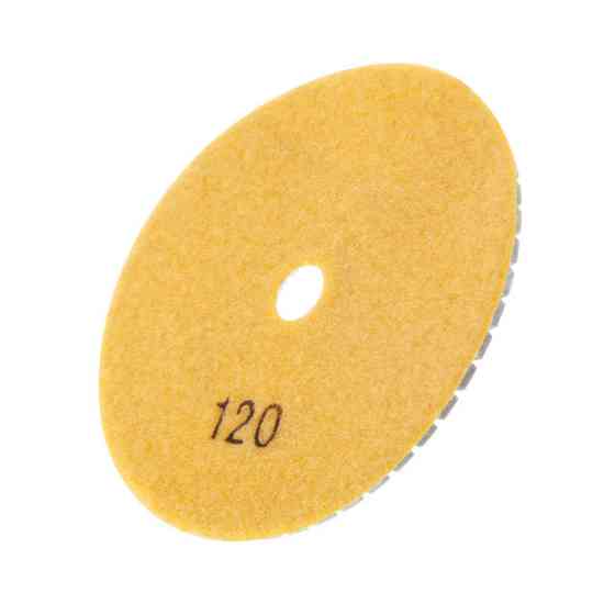 Окружность алмазная шлифовальная, гибкая на липучке 125 мм P120. INTERTOOL BT-0928 Киев