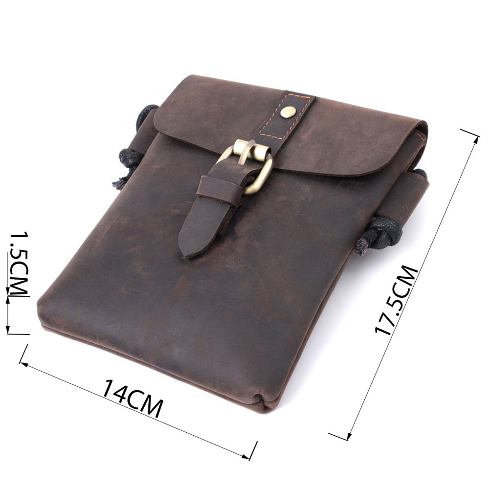 Винтажная сумка через плечо из натуральной кожи Vintage sale_15084 Коричневый Киев - изображение 3