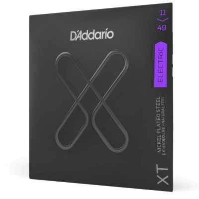 Струни для гітари D'Addario XT ELectric Nickel Plated Steel Medium (11-49) (XTE1149) Вінниця - фото 2