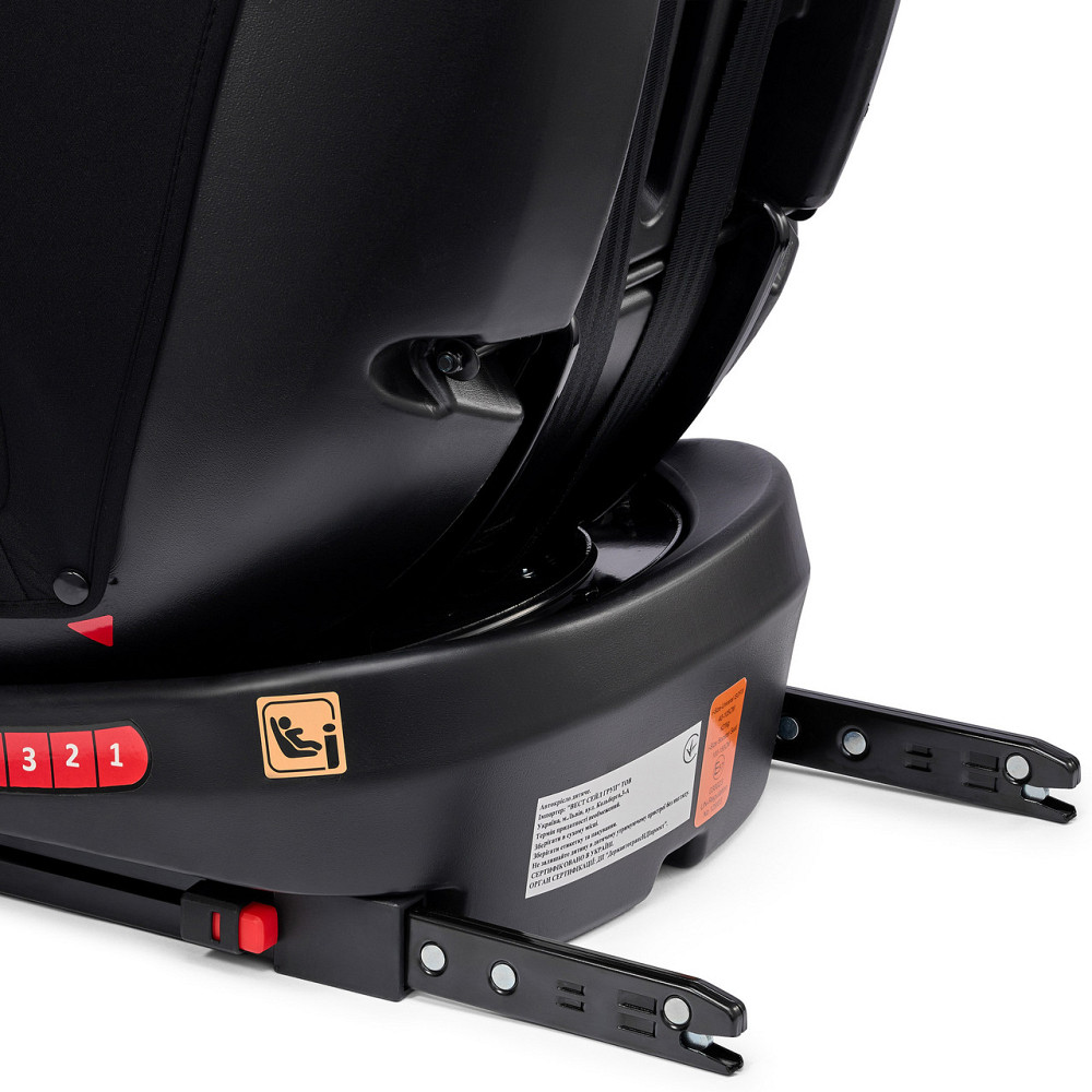 Автокрісло Velano Aura 360° i-Size від 0 до 12 років (40-150 см) Isofix (Чорний) Київ - фото 7