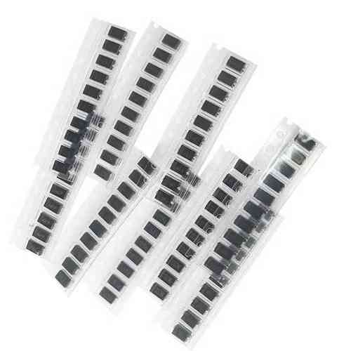 Набір із 90 SMD випрямних діодів та діодів Шотткі 1N4001 1N4004 1N4007 SS14 SS16 SS24 SS26 SS34 SS36 Київ