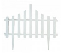 Огорожа для газону набір/4 секції Парканчик білий флок Алеана Житомир - изображение 1