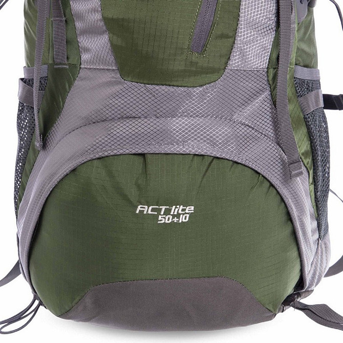 Рюкзак туристичний каркасний COLOR LIFE 172 60л нижній вхід оливковий Київ - фото 7