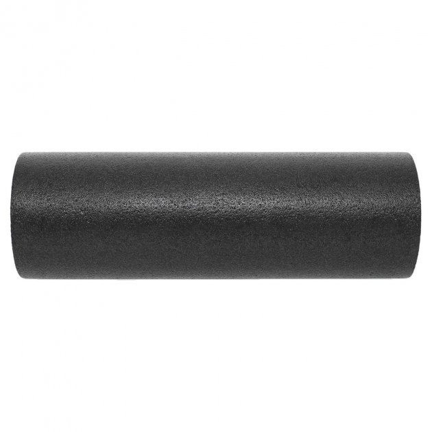 Масажний ролик (роллер) гладкий PowerPlay 4021 Fitness Roller Чорний (45x15см.) Каменское - изображение 2
