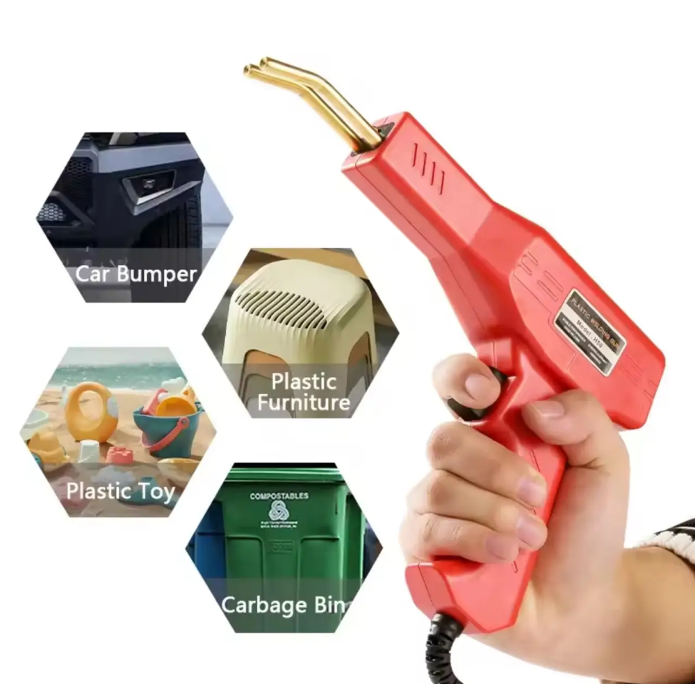 Гарячий степлер H50 зі скобами для ремонту пластикових деталей Червоний Київ - фото 9