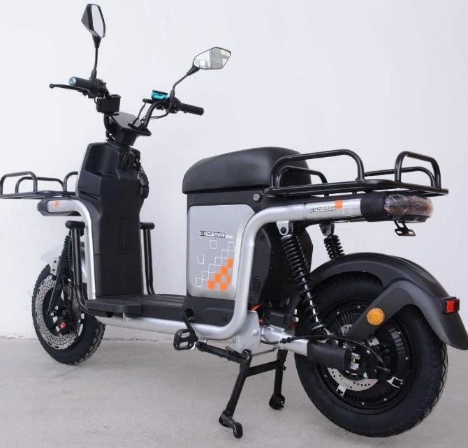 Электровелосипед Crosser SUPER MAX 1200W 60V/30Ah LifePo4 Литой- Серый. Харьков - изображение 4