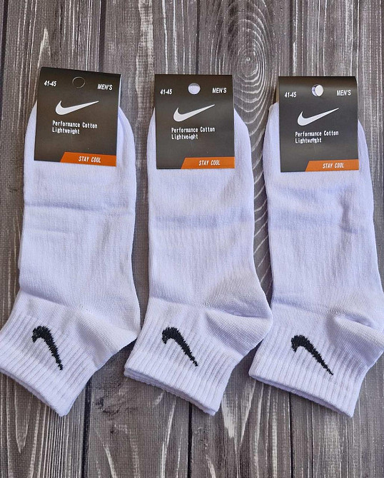 Набор мужских спортивных носков средней высоты. 3 штуки. Размер 41-45 Киев - изображение 7
