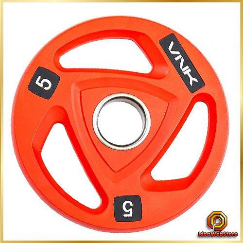 Блін для штанги VNK PRO міцний диск для силових вправ тренажерного залу і будинку 5 кг (1 шт) Київ - фото 1
