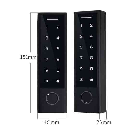 PES KeyPad slim биометрический контроллер доступа черный Киев