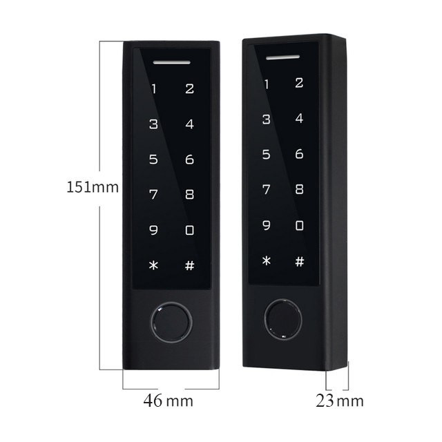 PES KeyPad slim біометричний контролер доступу чорний Київ - фото 3
