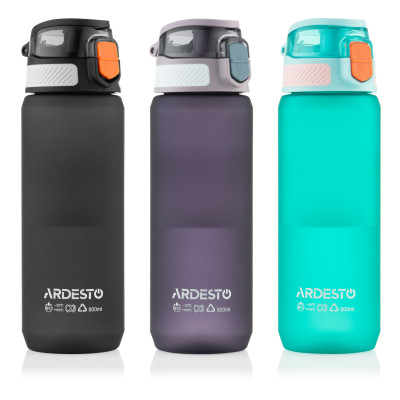 Бутылка для воды Ardesto Matte 800мл блакитний (AR2281MB) Винница - изображение 9