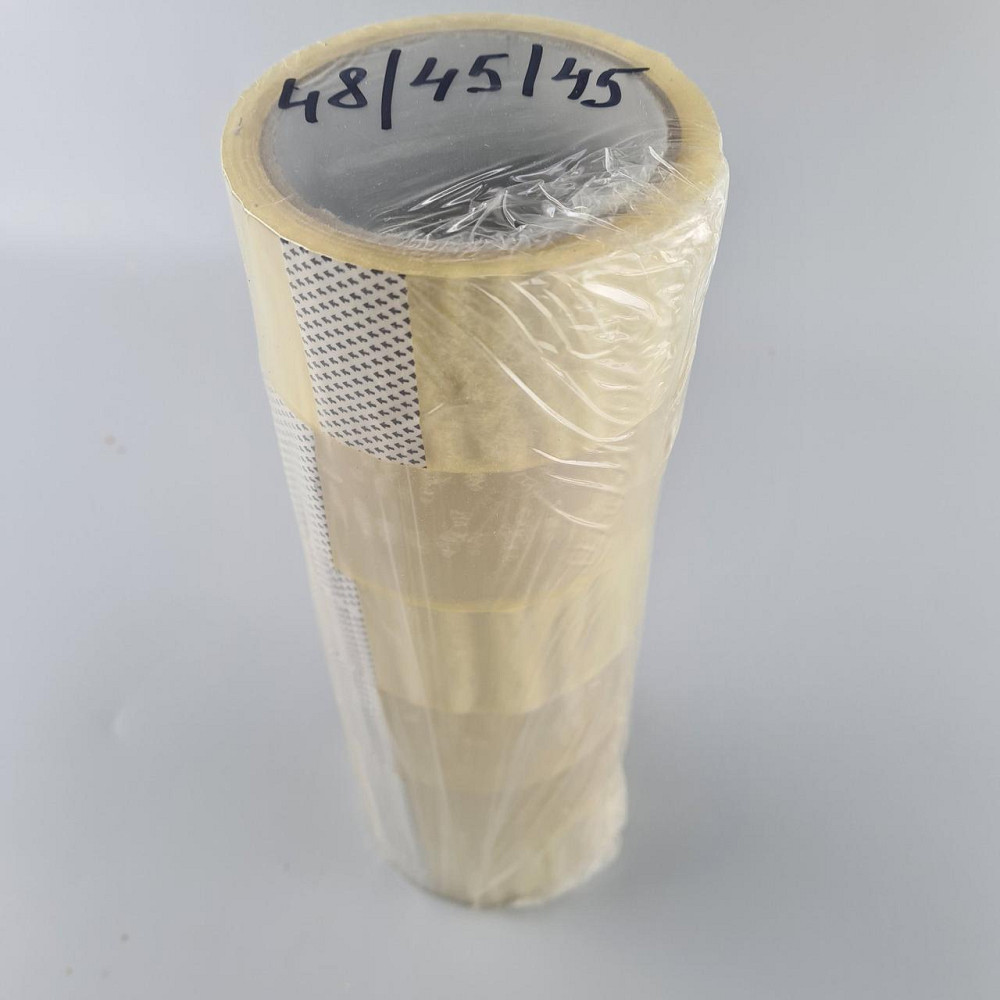 Скотч упаковочный прозрачный 45мк 48мм 45метров 