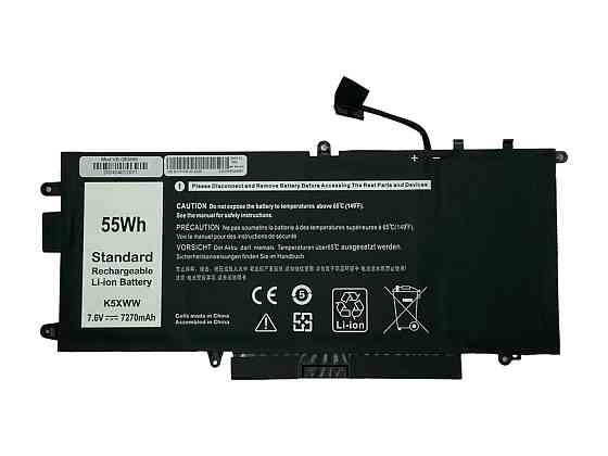 Аккумулятор для ноутбука Dell K5XWW Latitude 12 5289 7.6V Black 7270mAh OEM Вінниця