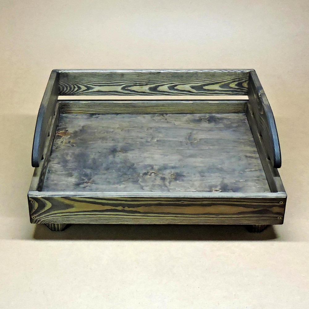 Лежак деревянный для собаки 