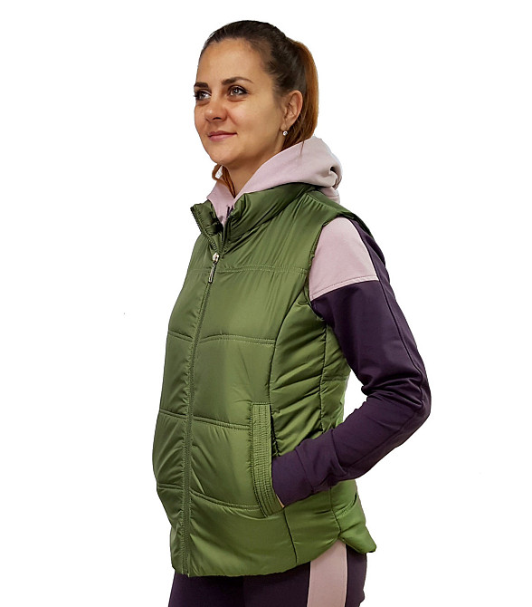 Женская короткая жилетка Киев - изображение 3