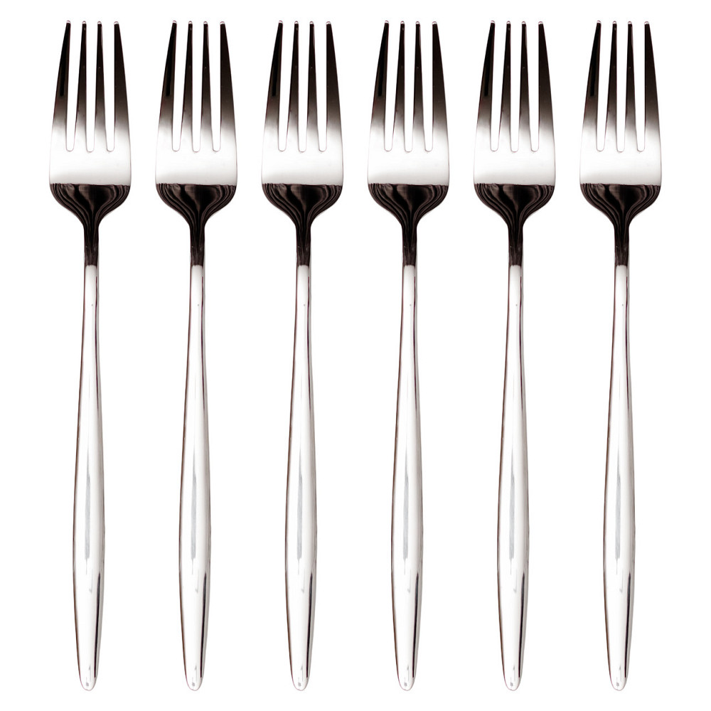 Ding Lanfang Набір столових виделок 6 штук виделки кухонні з нержавіючої сталі 21 (см) Срібло H Коломыя - изображение 2