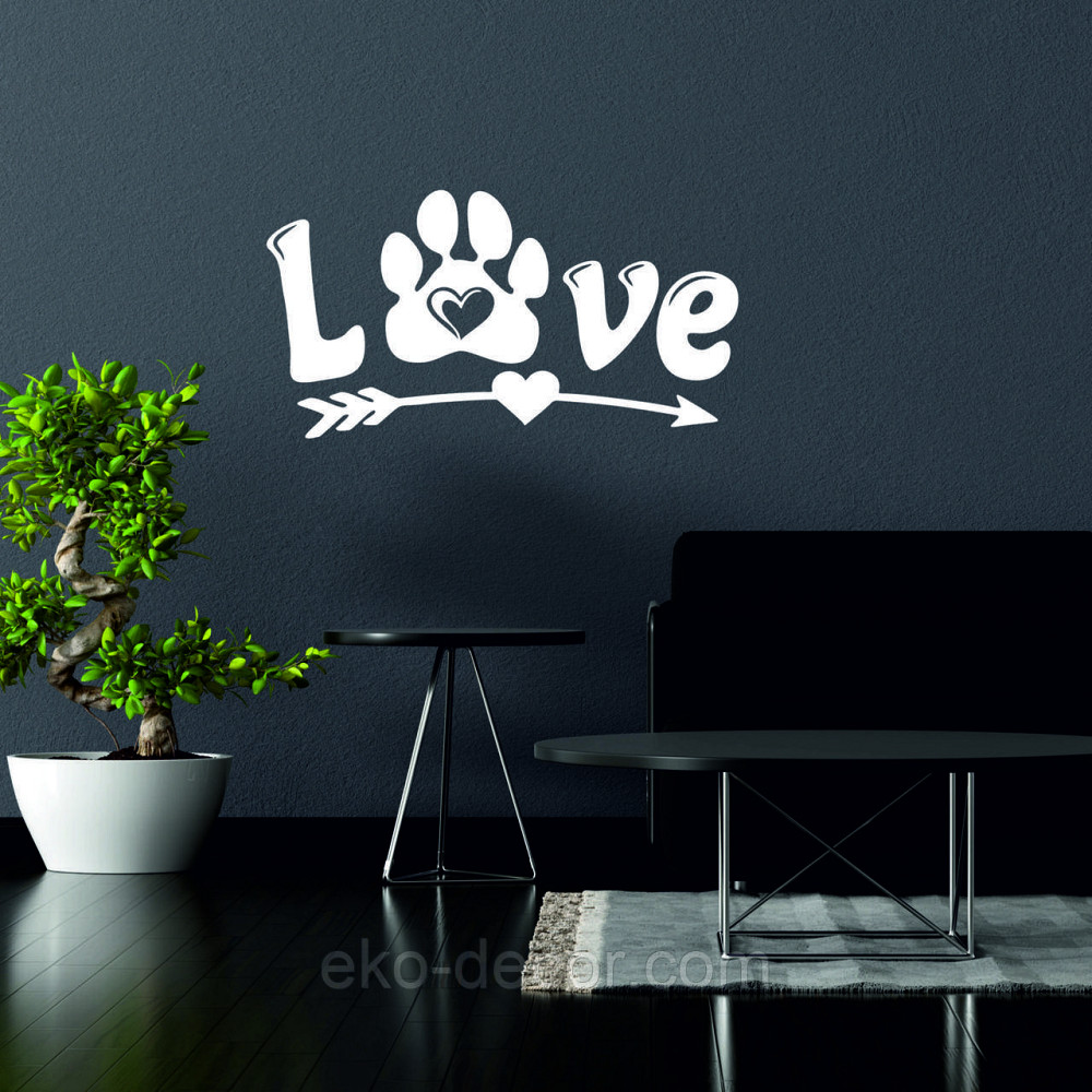 Декоративне настінне 3D Панно «LOVE » Декор на стіну з об'ємом Київ - фото 2