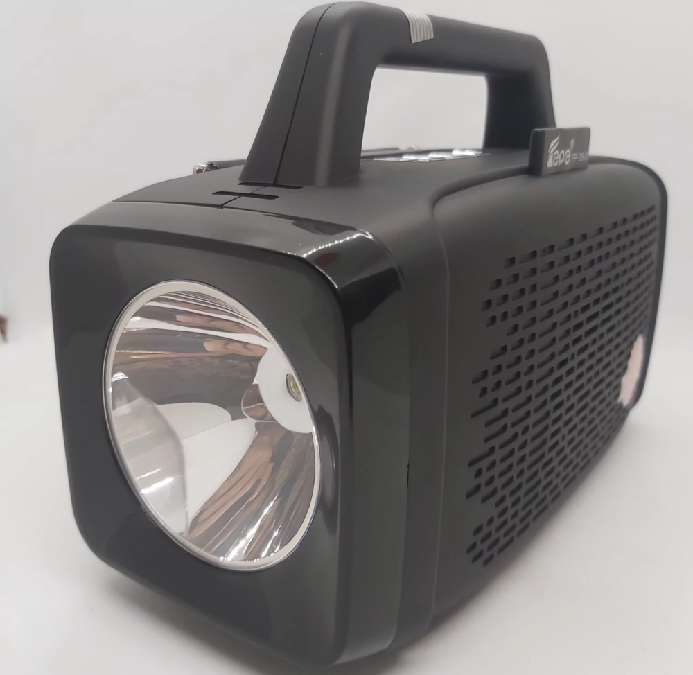 Радіоприймач на сонячній батареї + ліхтарик EPE FP-28-S (USB + microUSB + Bluetooth) Чорний Вінниця - фото 5