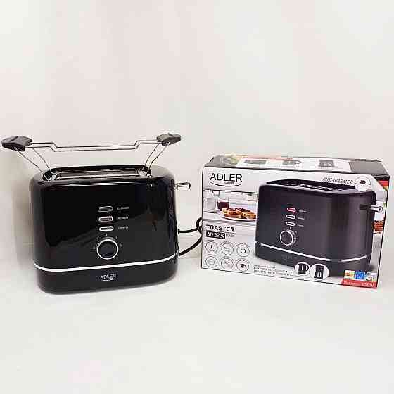 Вертикальний тостер для тостів Adler AD 3224 850Вт, Якісний сендвіч-тостер, Тостер для офісу та кафе PC-67 Львів