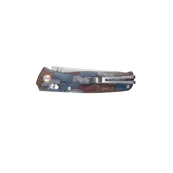 Ніж складаний туристичний SRM Medal 255L-GQ2 (8.2 см) 140Cr / G10 різнобарвний Київ