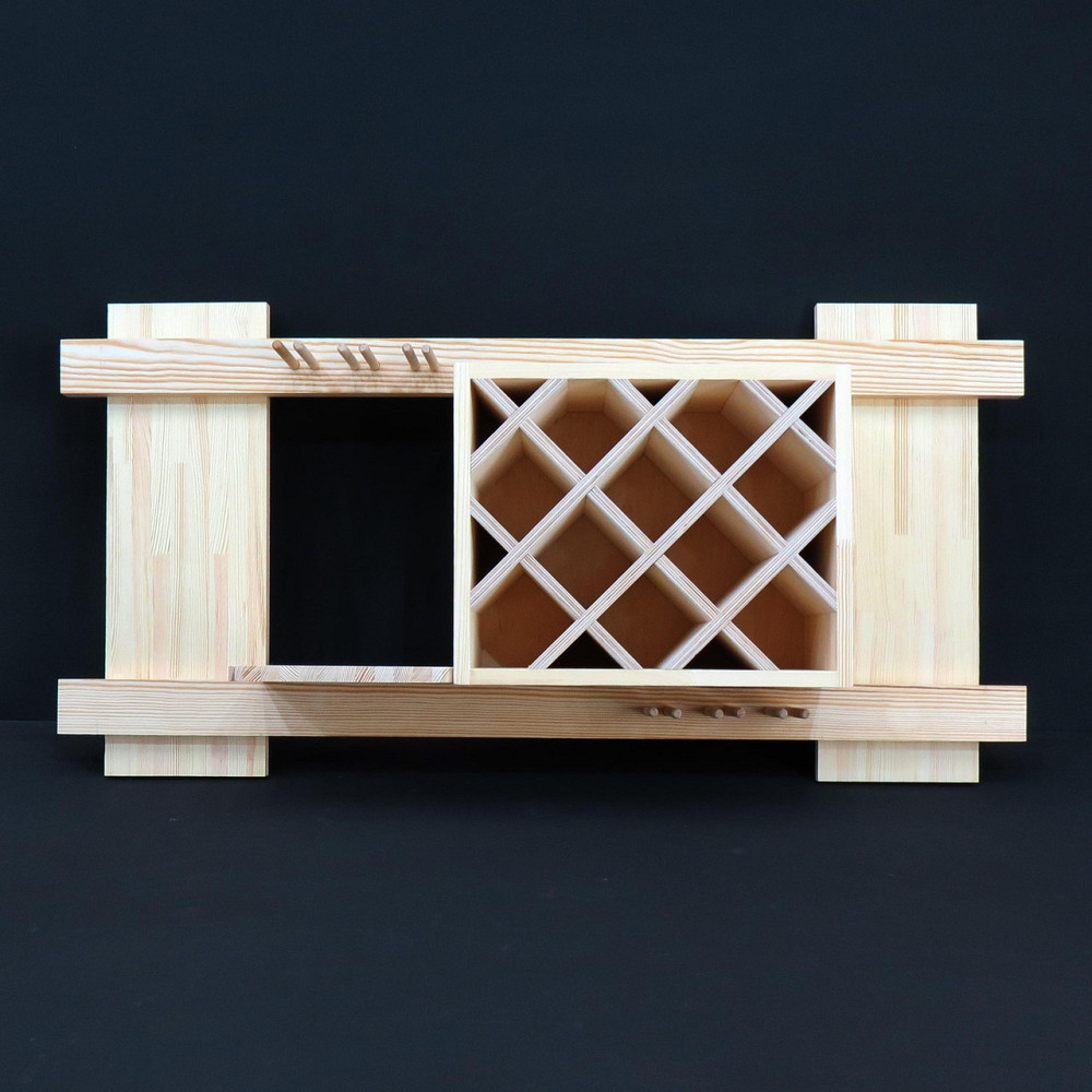 Настінна винна полиця "Майбара" бланже Миколаїв - фото 1