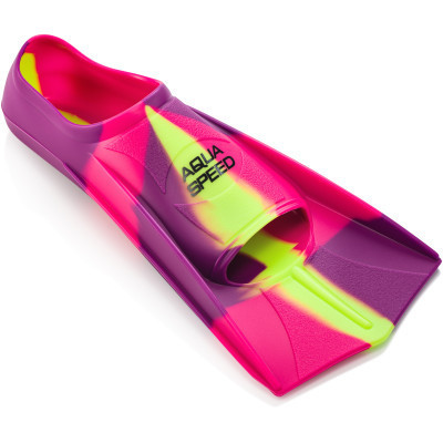 Ласты Aqua Speed Training Fins 137-93 7934 рожевий, фіолетовий, жовтий 39-40 (5908217679345) Винница - изображение 3