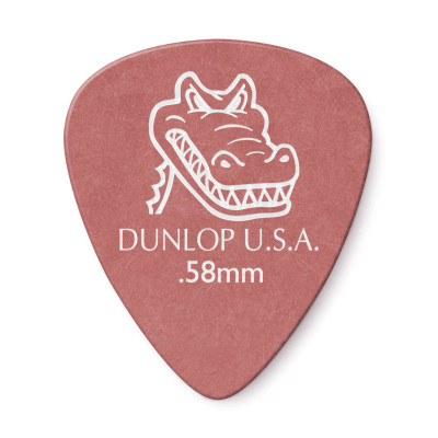 Медіатор Jim Dunlop Gator Grip Pick .58mm 12 шт. (417P.58) Вінниця - фото 1