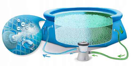 Насос для фильтрации бассейна + трансформатор INTEX 28602GS 12В 1250 л/ч Киев