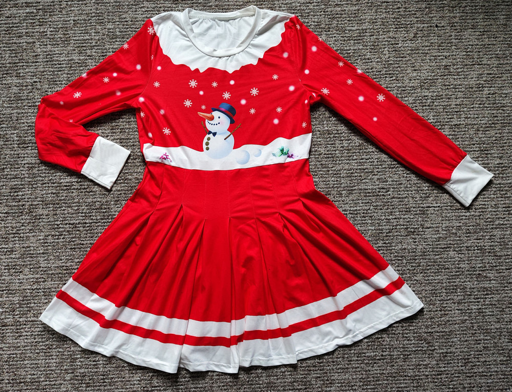 Сукня різдвяна зі сніговиком Смела - изображение 1