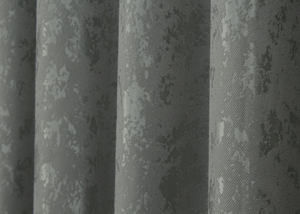 Комплект готових штор VR-Textil Льон мармур Pavliani AL № 1577ш Сірий 150х260 см 2 шт (33-0437) Київ - фото 7