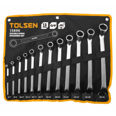 Ключ Tolsen накидных в чехле 12 шт (15896) Винница - изображение 1