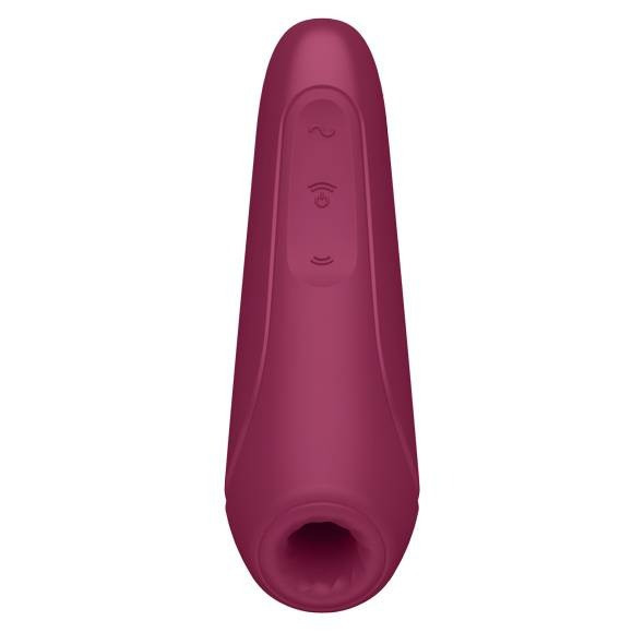 Бесконтактный стимулятор клитора Satisfyer Curvy 1+ бордовый Sex Aura Киев - изображение 2