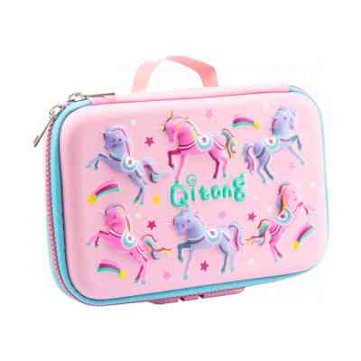 Пенал Cool For School 1 відділення на замку Рожевий (QT-5685-Pink) Вінниця