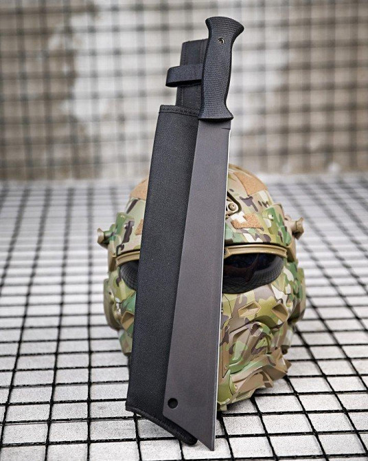 Ніж мачете похідний чорний ПП7914 Одеса - фото 1