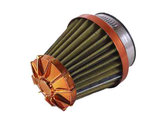 Фільтр нульовий "Конус" Ø38 мм прямий жовтий (великий) Мукачево