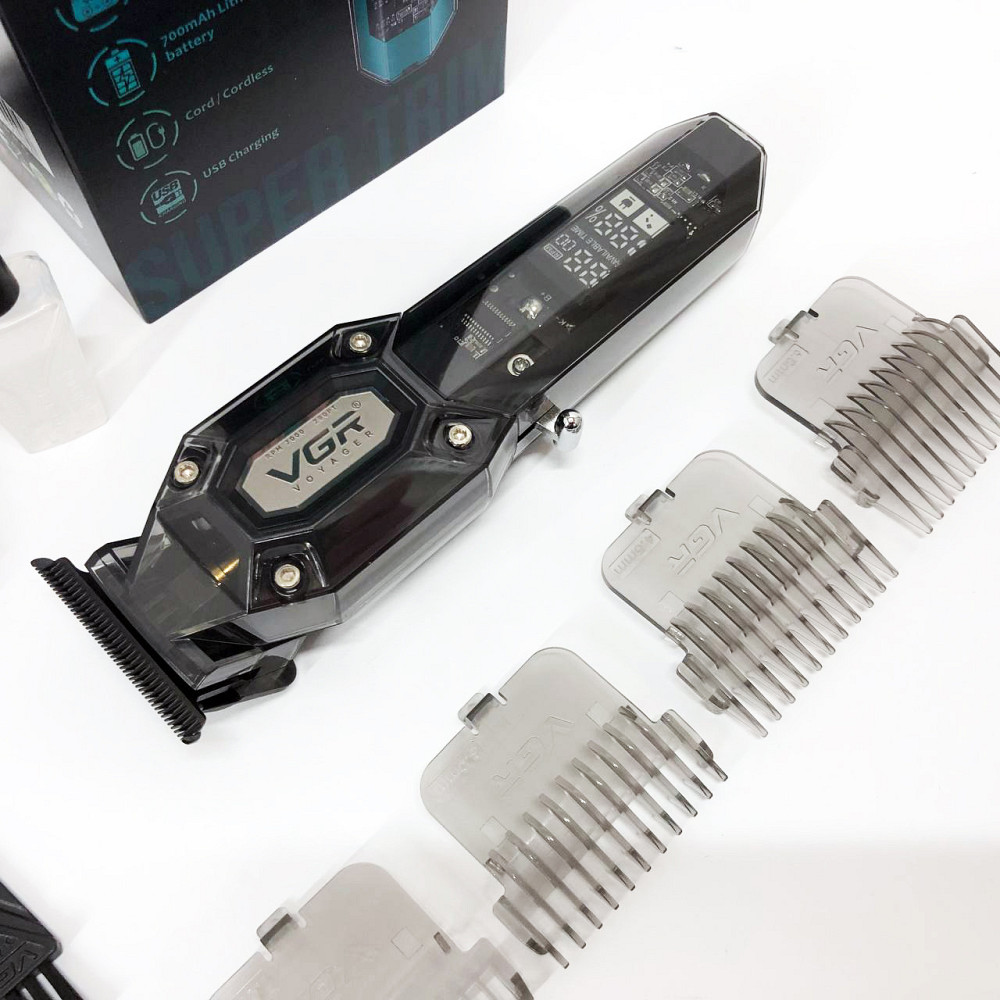 Малошумная машинка для стрижки волос VGR, Профессиональная аккумуляторная машинка Аккумулятор VN-73 Львов - изображение 2