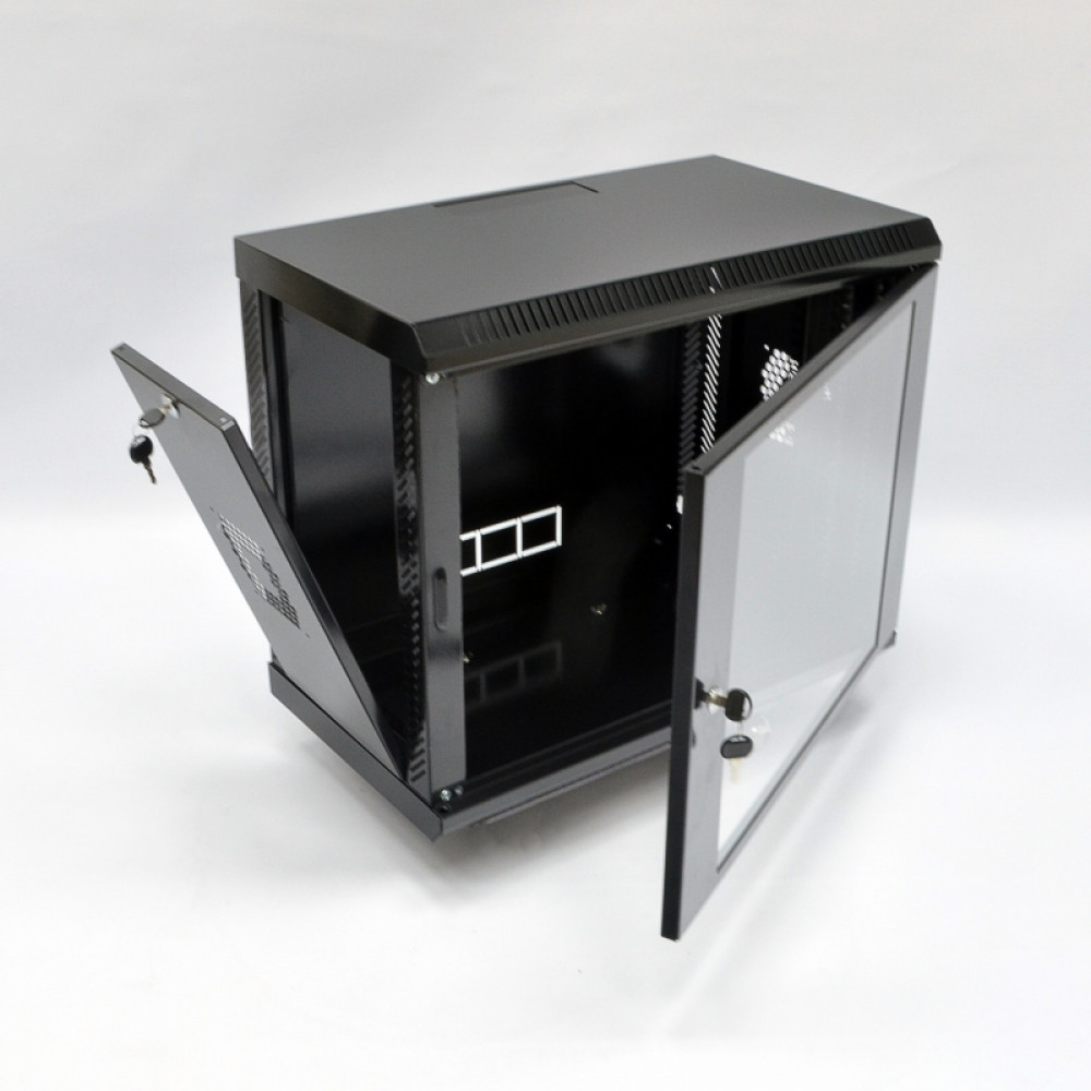 Шафа серверна CMS 9U 600 х 350 х 507 UA-MGSWA935B для мережевого обладнання Київ - фото 2