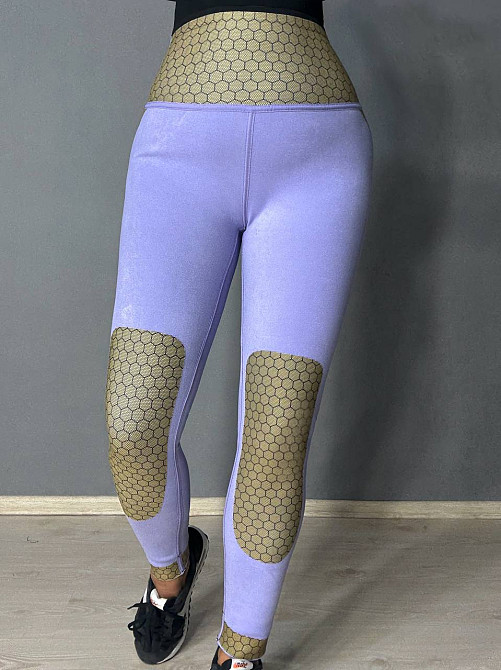 Лосини жіночі Clover 9973 утеплені з пуш-ап і широким поясом чорні, чорний, XL Київ - фото 7