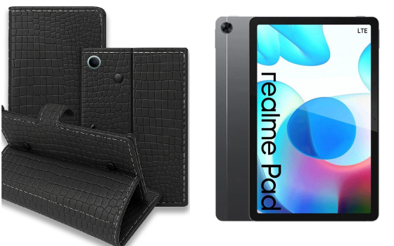 Книжка-трансформер для планшета Realme Pad 2, колір Black Krokodil Black Київ