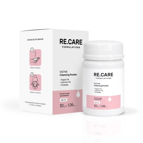 Ензимна пудра для вмивання Enzyme Cleansing Powder RE.CARE 30 г Київ