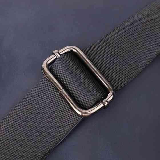 Практична чоловіча сумка через плече із вінтажної натуральної шкіри Shvigel 20867_1 Синій Київ