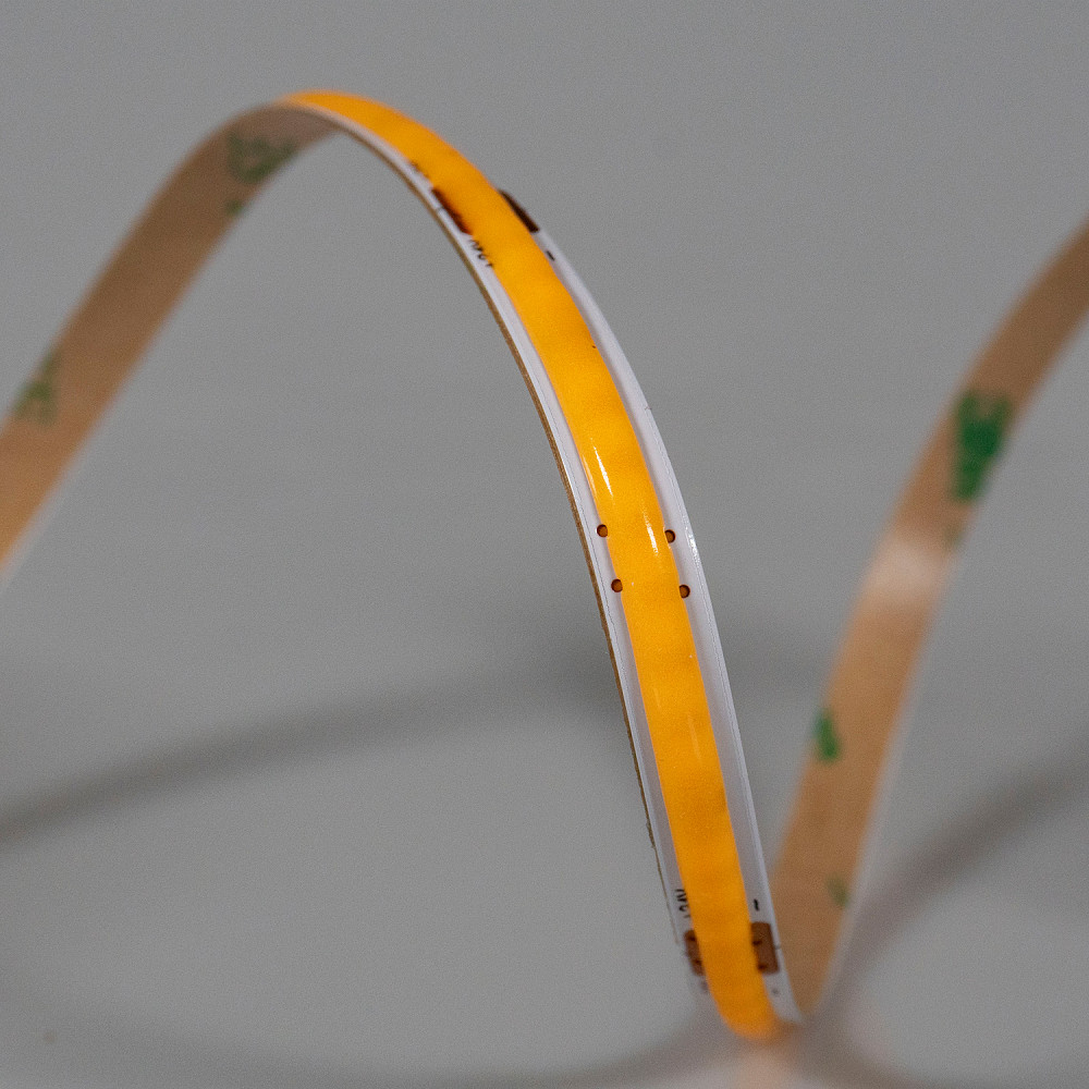 LED-STIL Світлодіодна стрічка 3000K 7 Вт/м COB 320 діодів IP33 24 Вольти 600 lm, Вузька 5мм Київ - фото 4