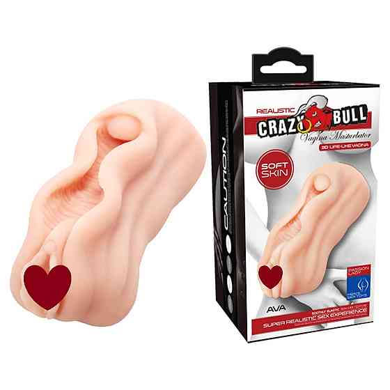 Мастурбатор вагина Crazy Bull - AVA Realistic Vagina Masturbator, BM-009184 Sex Aura Киев
