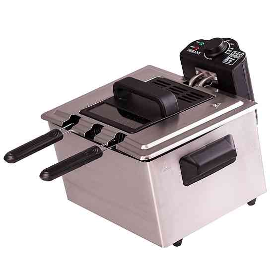 Фритюрниця Sokany WJ801 електрична на 5 літрів, професійна Київ