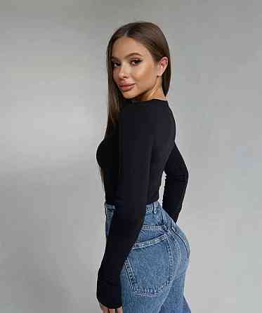 Женский базовый обтягивающий лонгслив с вырезами для пальчиков турецкая натуральная вискоза Одесса