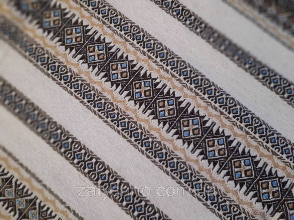 Скатерть с салфетками машинная вышивка кофейная Киев - изображение 3