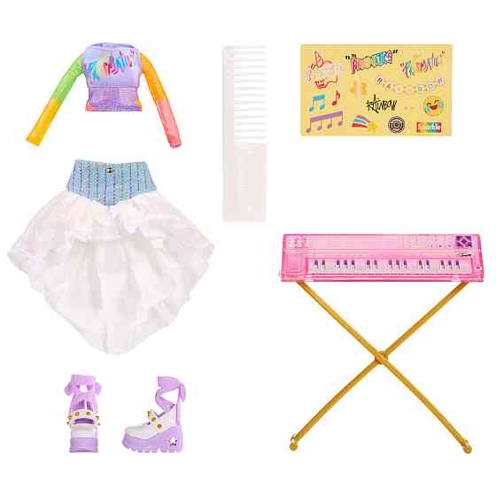 Лялька Rainbow High серії Junior High Rockband - Амая Дніпро