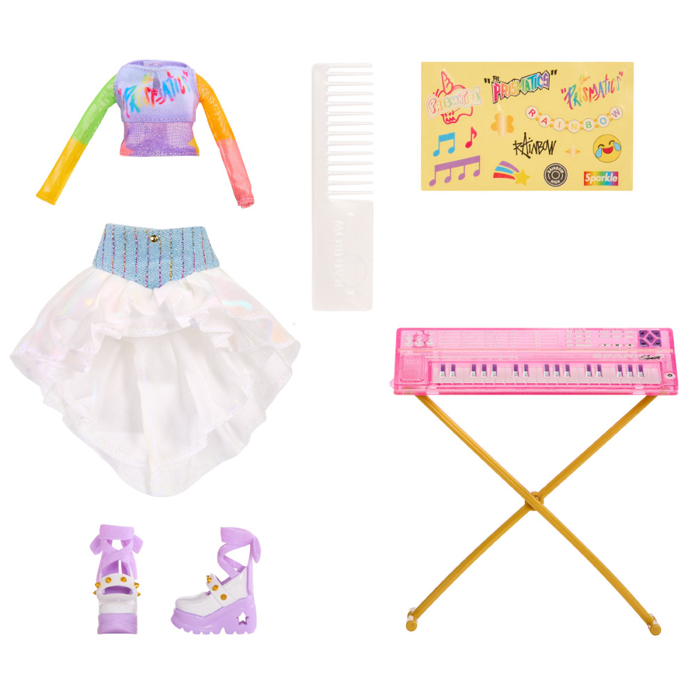 Лялька Rainbow High серії Junior High Rockband - Амая Дніпро - фото 6
